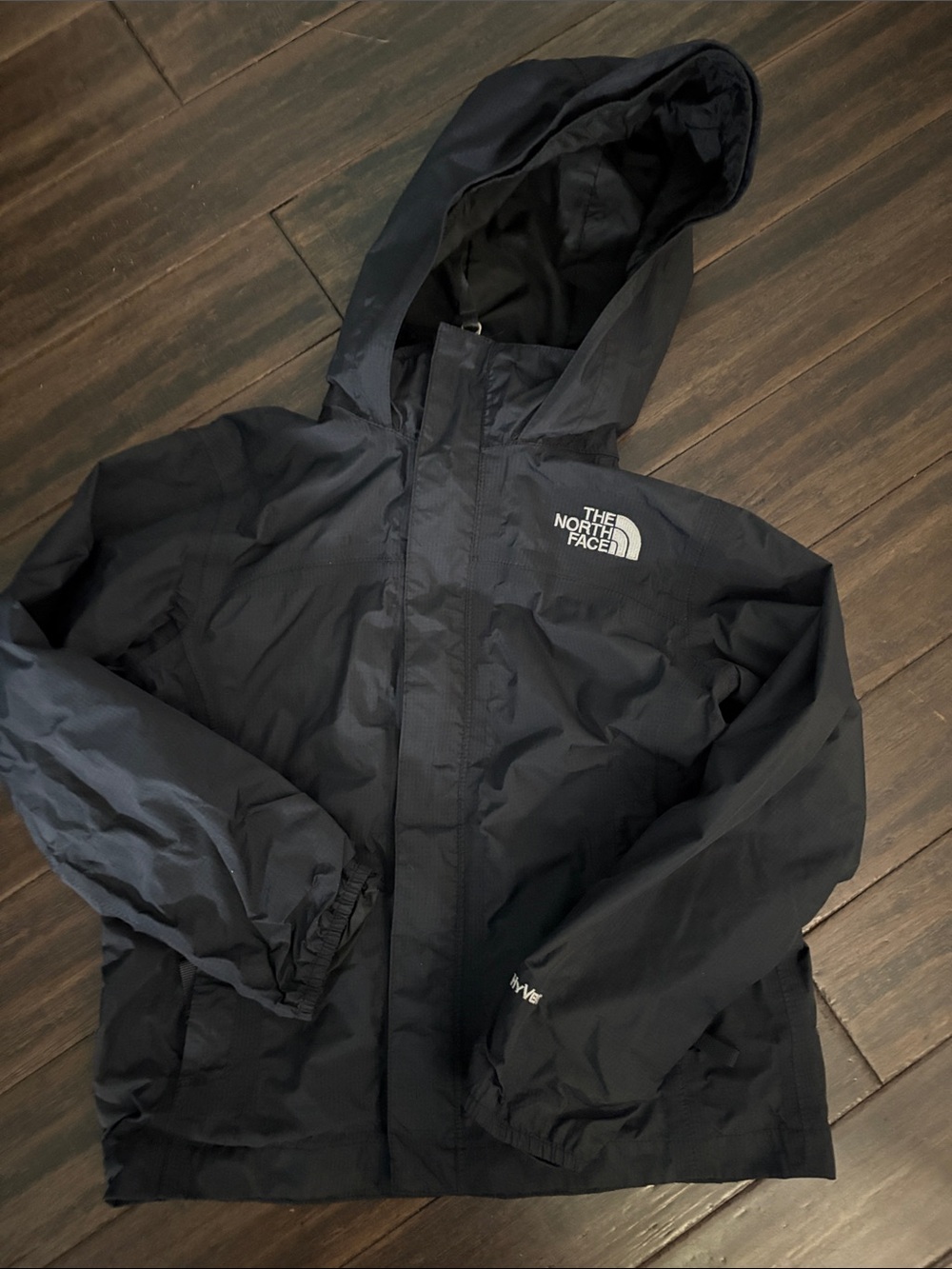 The North Face Black Kids Hooded Raincoat
